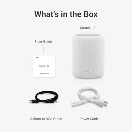 ลำโพงบลูทูธไร้สาย WIIM : SOUND LITE (WHITE)_4